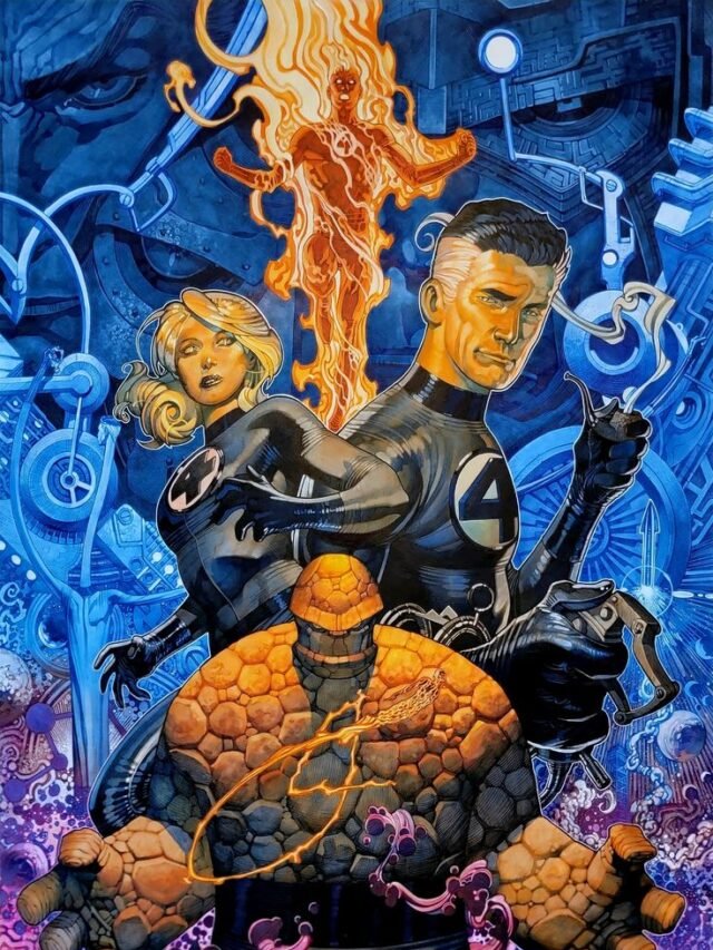 Fantastic Four by Chris Stevens, in Shahin Chandrasoma's Commissions Comic Art Gallery Room